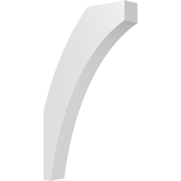 Ekena Millwork 3 1/2-in. W x 18-in. D x 30-in. H Thorton Architectural Grade PVC Knee Brace BRCP035X18X30THR - main